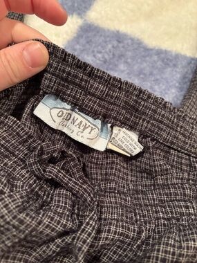 Vintage Old Navy Black & White Drawstring Pants